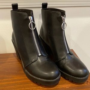 Black Heeled Booties